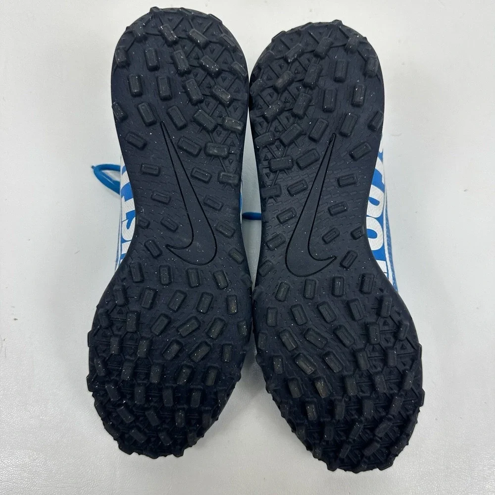 Nike Superfly Mercurial AT7980-414 Blue White Mens Size 7‎ NO INSOLES